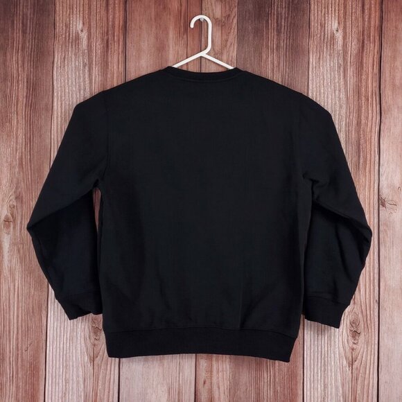 Etudes Studio Mens Size XL Black Europa Crewneck Sweatshirt Cotton - Picture 2 of 10